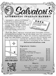 Salvatori's print advertisement